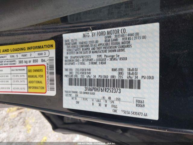 Ford Fusion Se Image 2