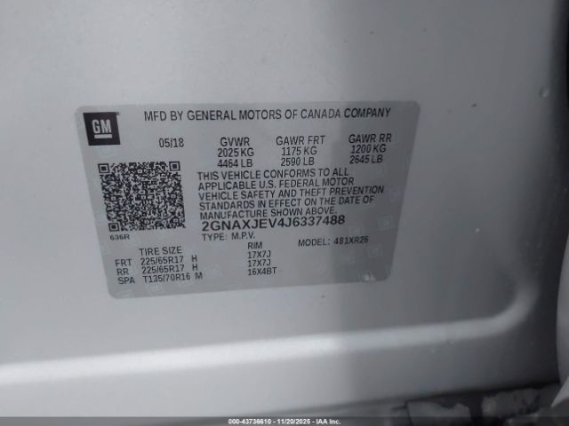 Chevrolet Equinox Lt Image 11