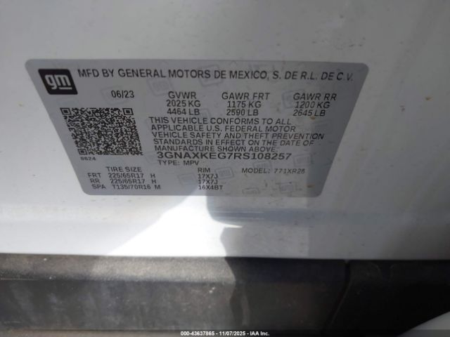 Chevrolet Equinox Fwd Lt Image 13