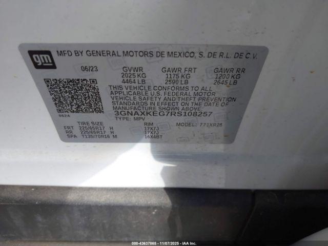 Chevrolet Equinox Fwd Lt Image 13