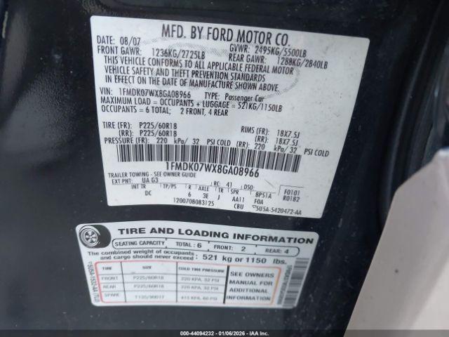 Ford Taurus X Eddie Bauer Image 9