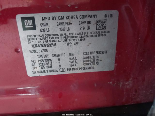 Chevrolet Trax Lt Image 18