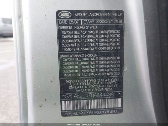 Land Rover LR3 V8 Se Image 4