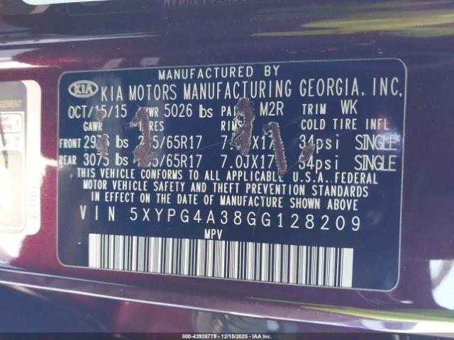 Kia Sorento 2.4l Lx Image 7